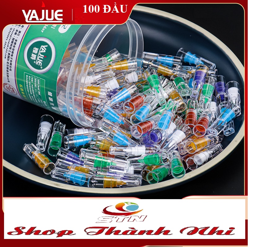 Hộp 100 tẩu thuốc nhựa dẻo VAJUE GREEN HEALTH, Shop Thành Nhi