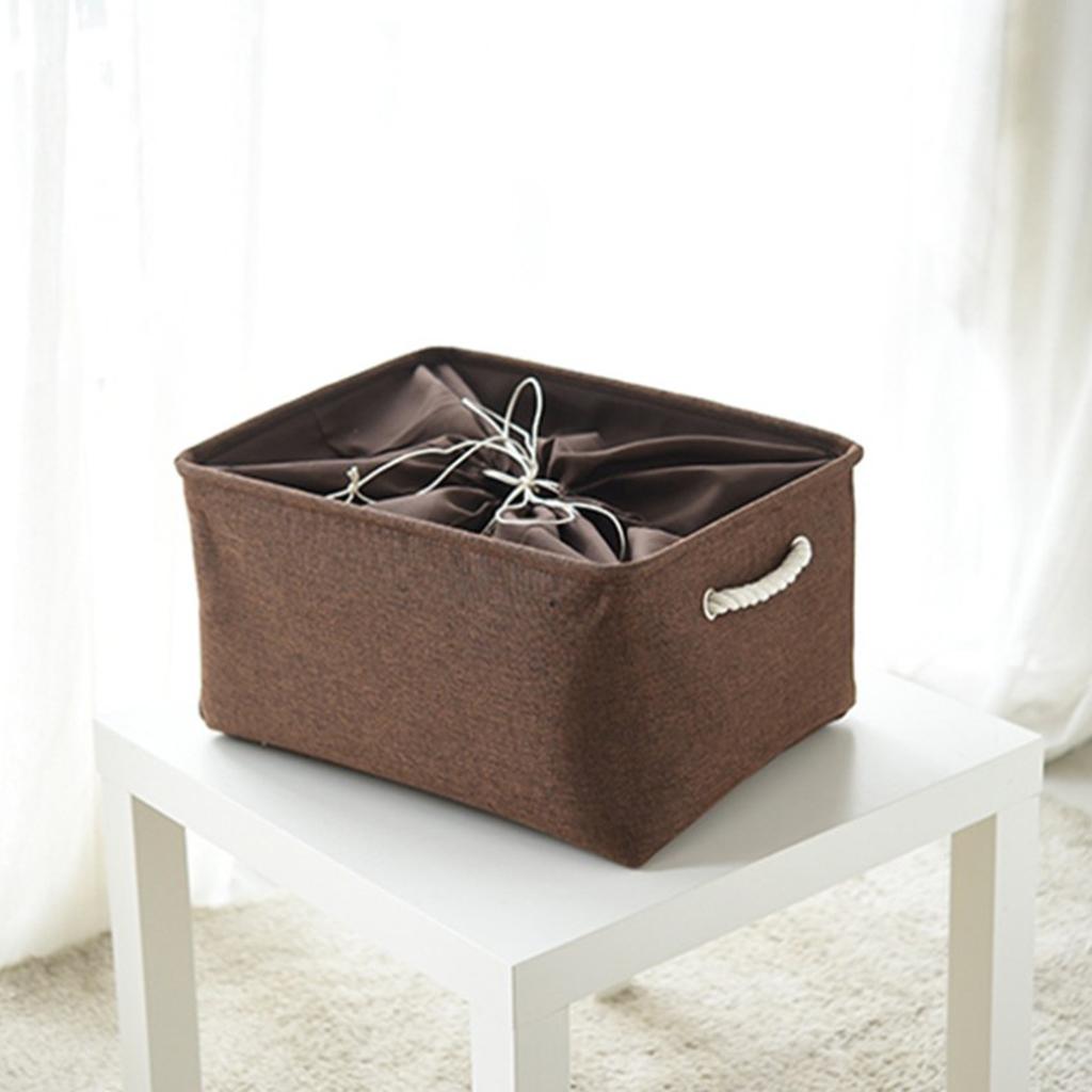 Baby Kids Toy Storage Bag Basket Laundry Basket Drawstring Box Bin Grey