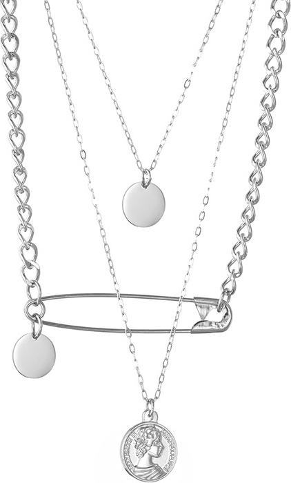 Vòng cổ titan mix kim băng nhiều lớp cool ngầu đa phong cách