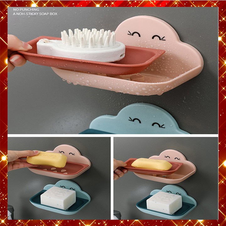 Kệ để xà phòng ,xà bông hình đám mây trong nhà tắm