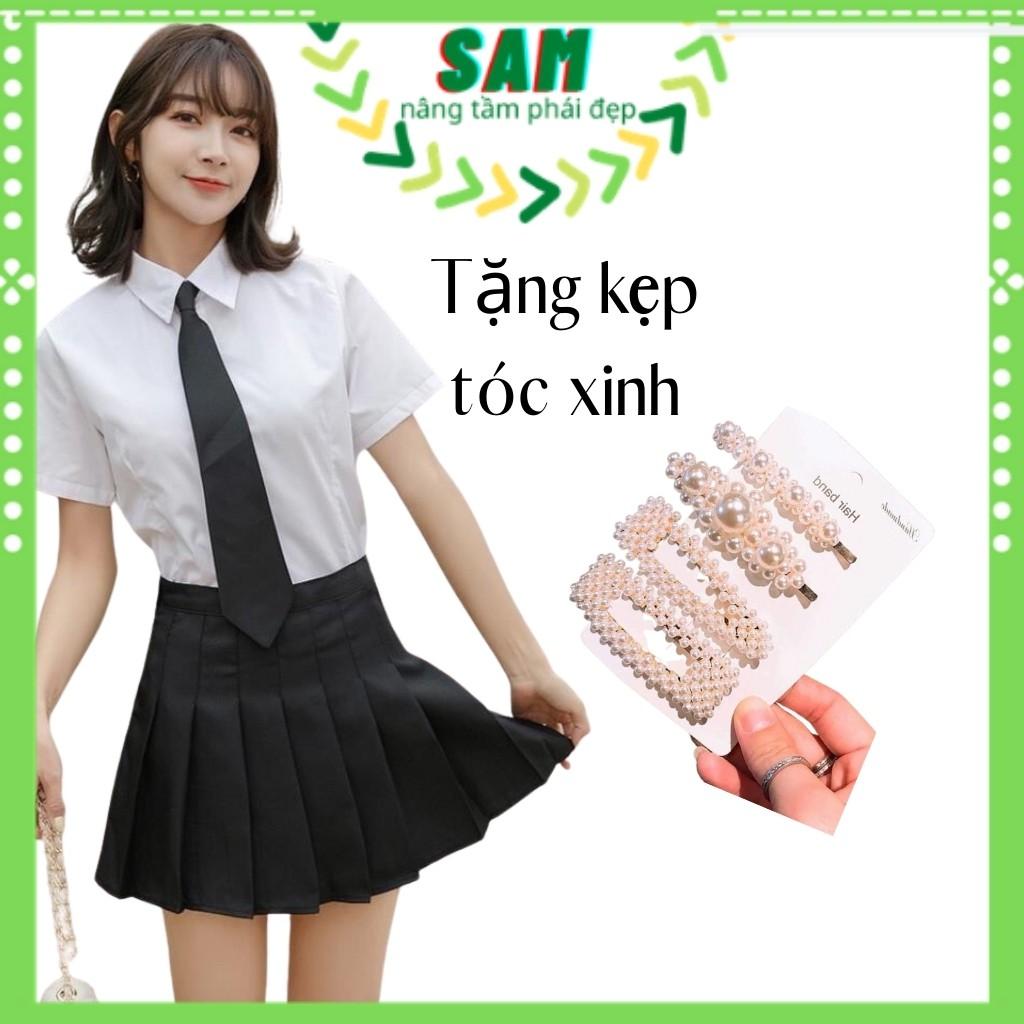 Chân váy ngắn, chân váy tenins xoè xếp ly-Sam clothing