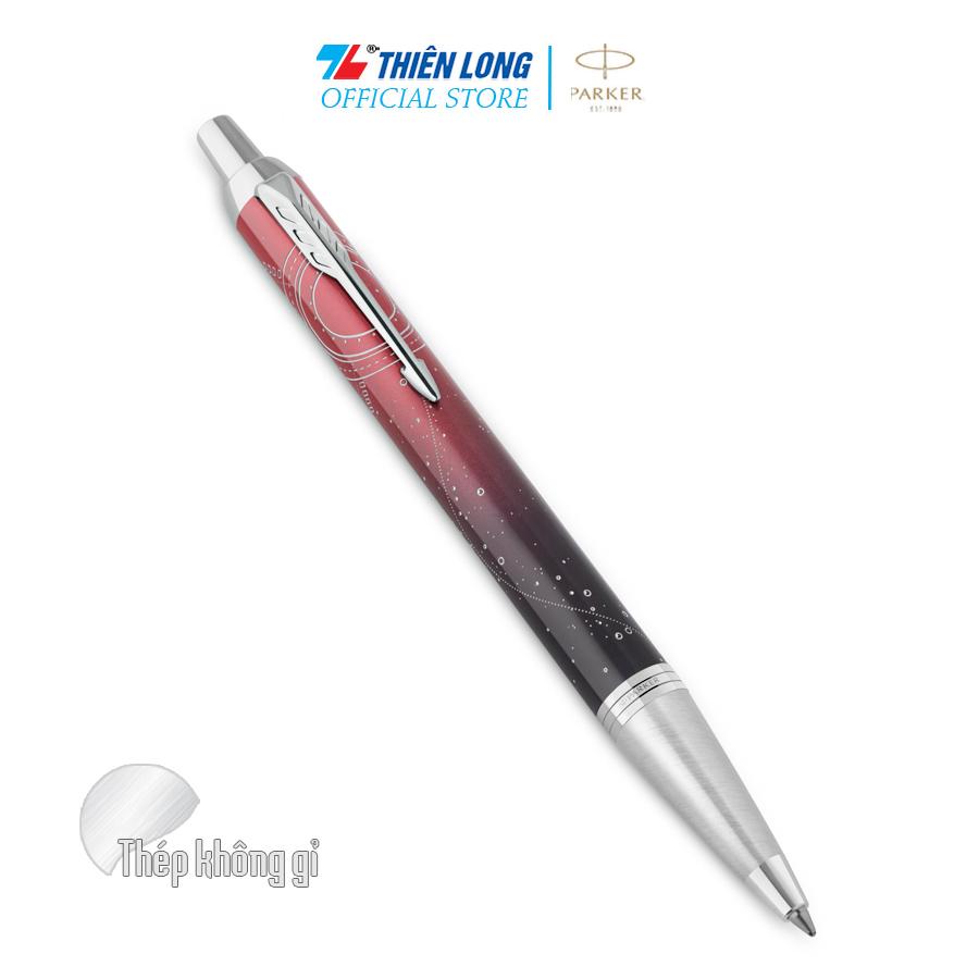 Bút bi Parker IM Special Editon Portal Red - Thép không gỉ - Ngòi 0.7mm - 2152998