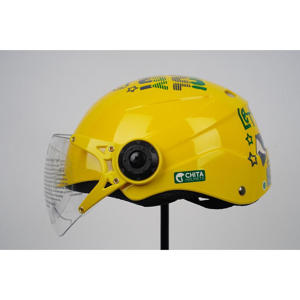 Mũ Bảo Hiểm Trẻ Em CHITA HELMETS CT25(K) Tem Mèo trượt ván