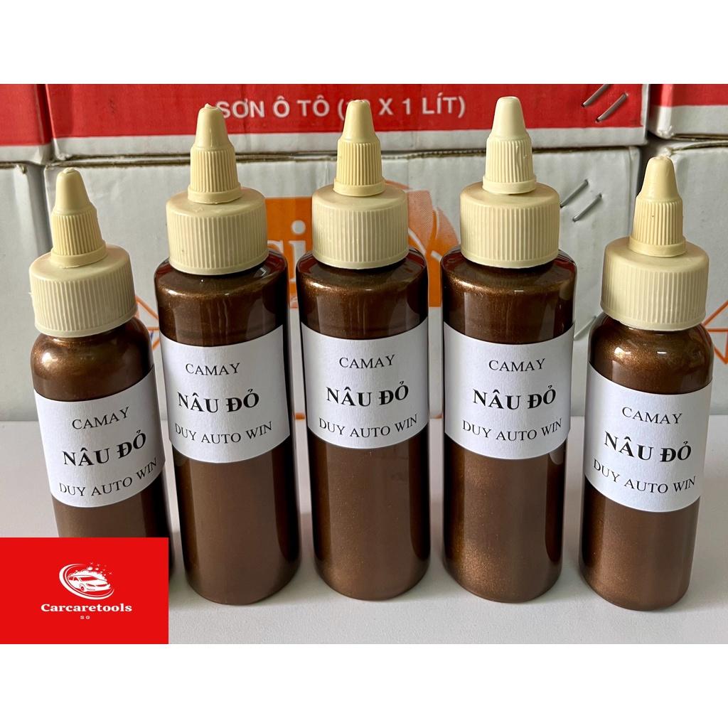 Camay màu nâu đỏ đóng chai 100g và 50g