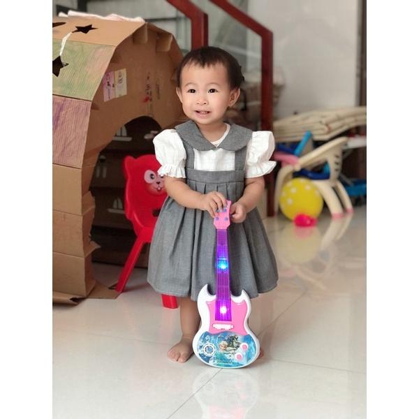 Váy Caro Đen Bé Gái 4 - 28kg Chất Thô Boi Siêu Mát