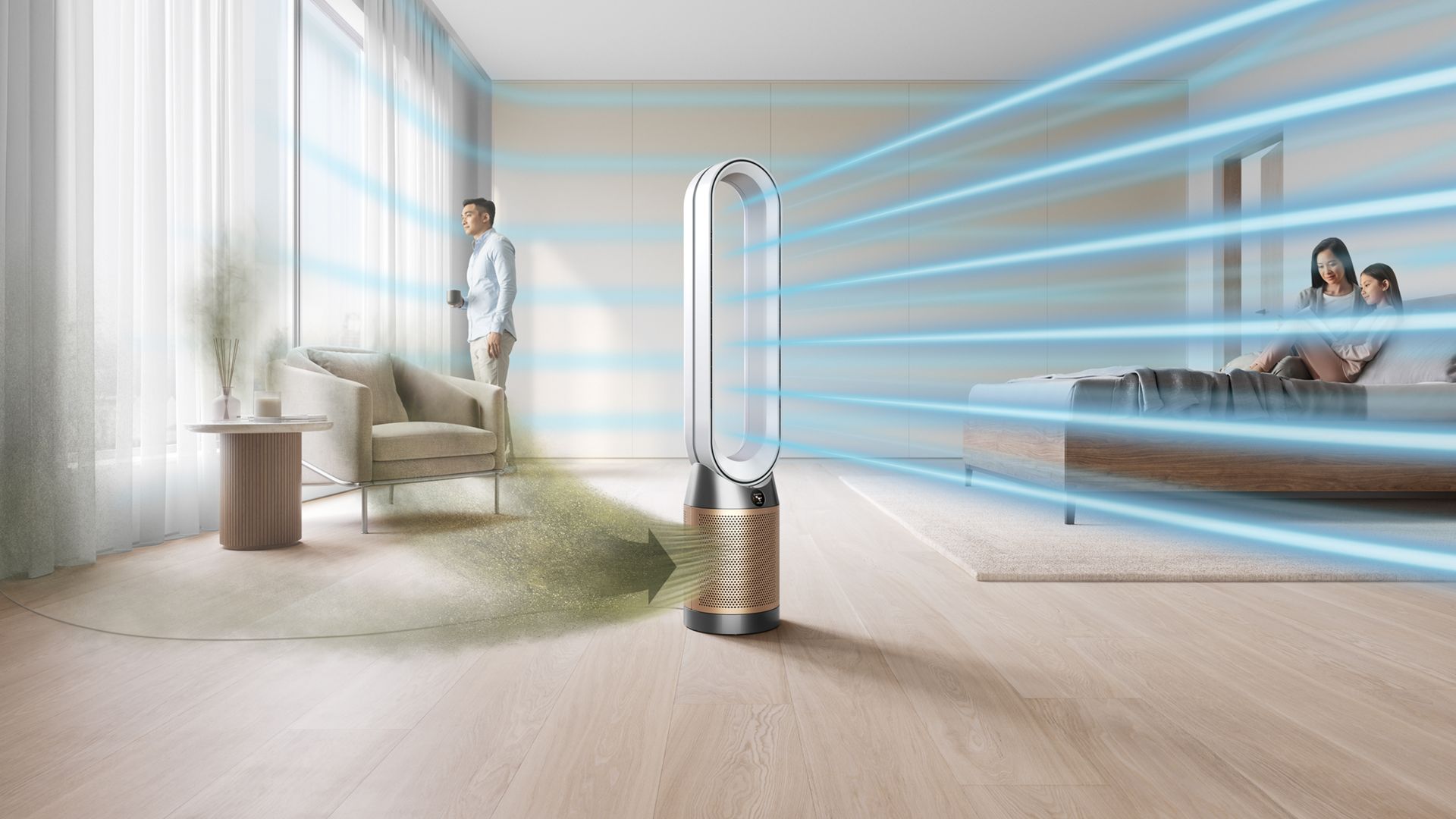 QUẠT KIÊM LỌC KHÔNG KHÍ DYSON TP09 - Model mới nhất, xịn xò nhất của Dyson hàng chính hãng