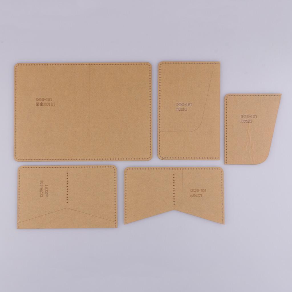 5 chiếc Thẻ Ốp Lưng Acrylic Da Hoa Văn Thủ Công Stencil Bản Mẫu TỰ LÀM