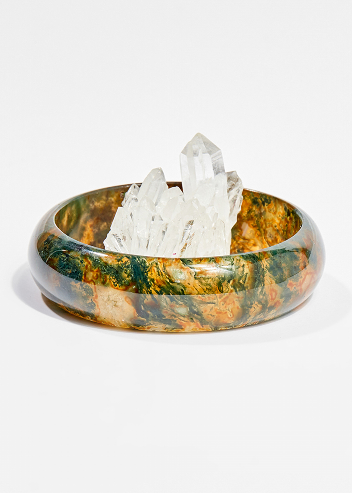 Vòng tay phong thủy đá băng ngọc thủy tảo huyết ni 55 mệnh hỏa , thổ - Ngọc Quý Gemstones