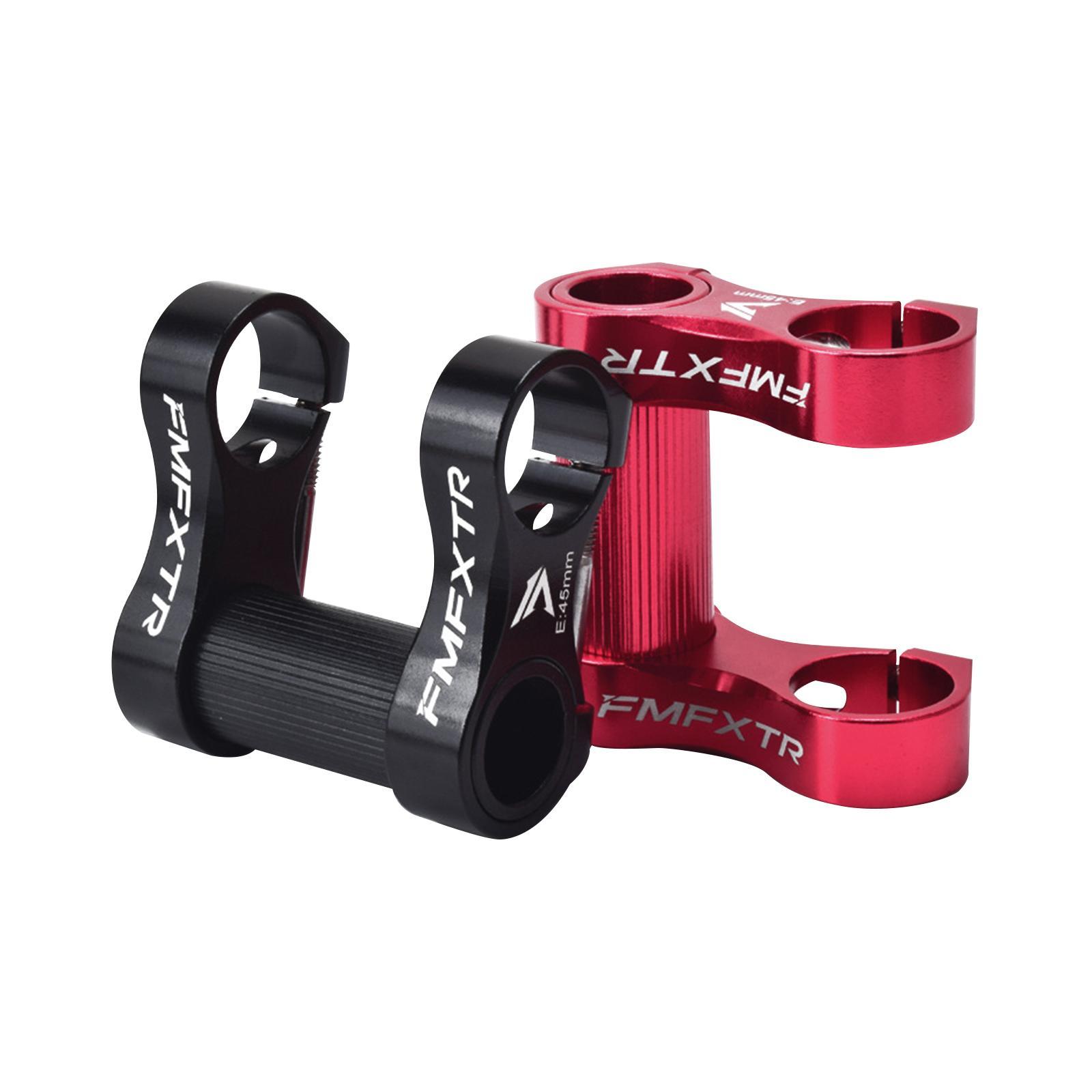 Folding Bike Double Stem Riser Handlebar Stem 25.4mm/1" for Folding Bike Black