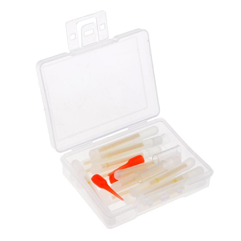 2-4pack 15pcs Night Fishing Light Luminous Glow Sticks Fishing Rod Light
