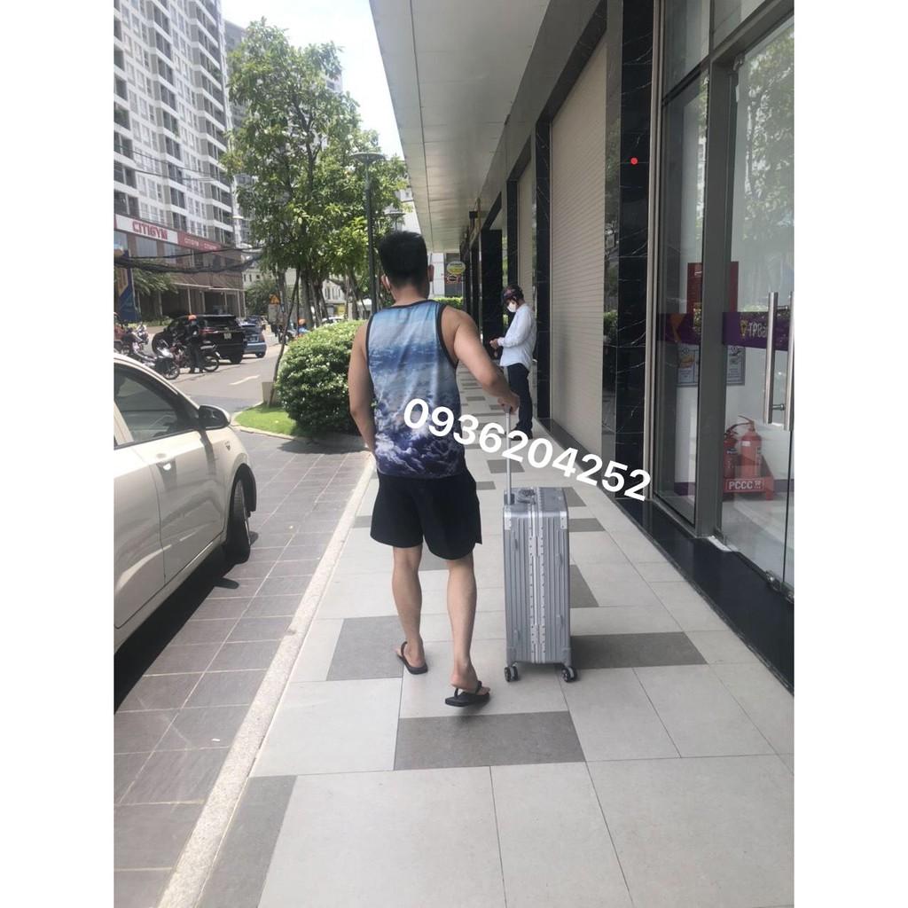 Vali kéo du lịch KHUNG NHÔM CHỐNG BỂ VỠ- CHỐNG RẠCH MÓC- CHỐNG XƯỚC SIZE20/24/29