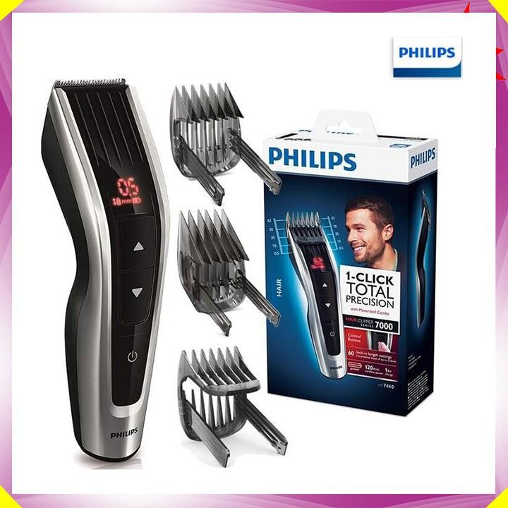 Tông đơ cắt tóc cao cấp thương hiệu Philips HC7460/15 - HÀNG NHẬP KHẨU
