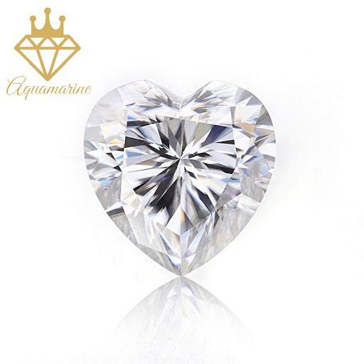 Kim cương nhân tạo Moissanite Heart