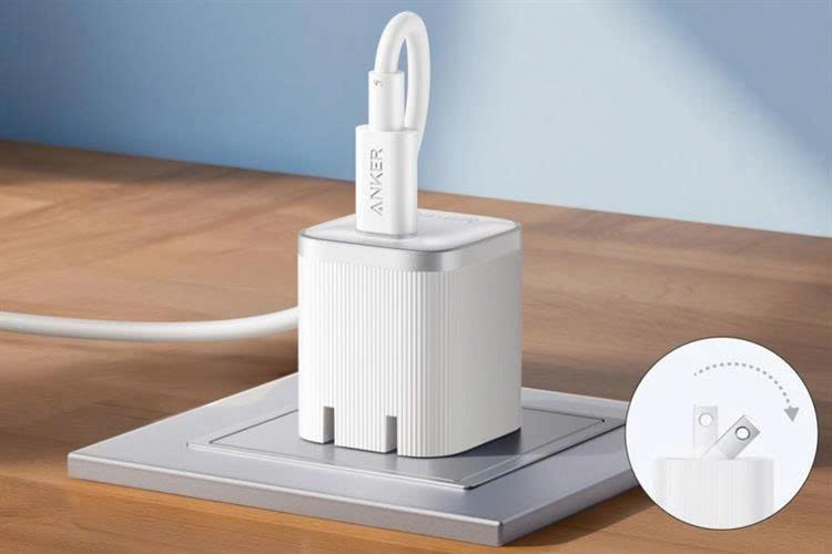 Adapter Củ Sạc Nhanh Anker Nano A2692 45W – GaN PowerIQ 3.0, PPS, USB-C Siêu Nhỏ Gọn. Hàng Nhập Khẩu