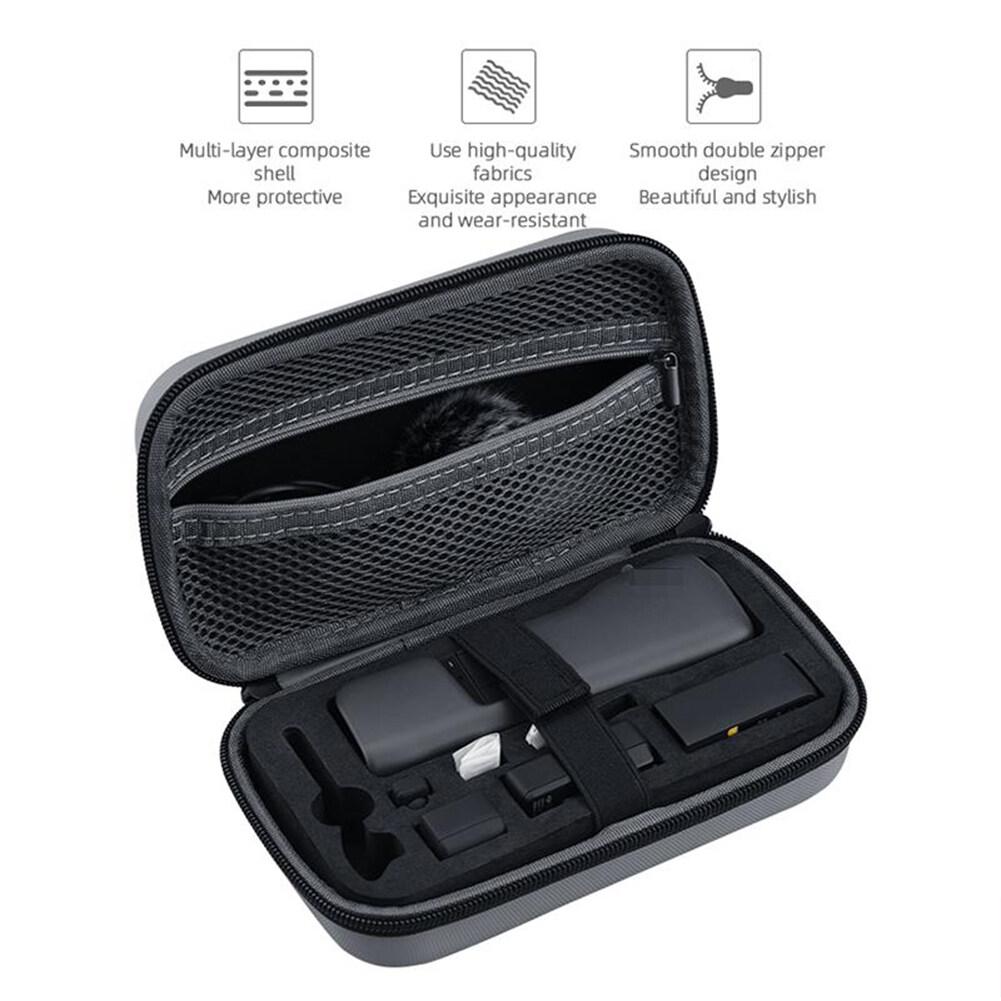 Portable Storage Bag Shock-absorbing Gimbal Carrying Case Accessories Compatible For Dji Pocket2 Osmo Pocket