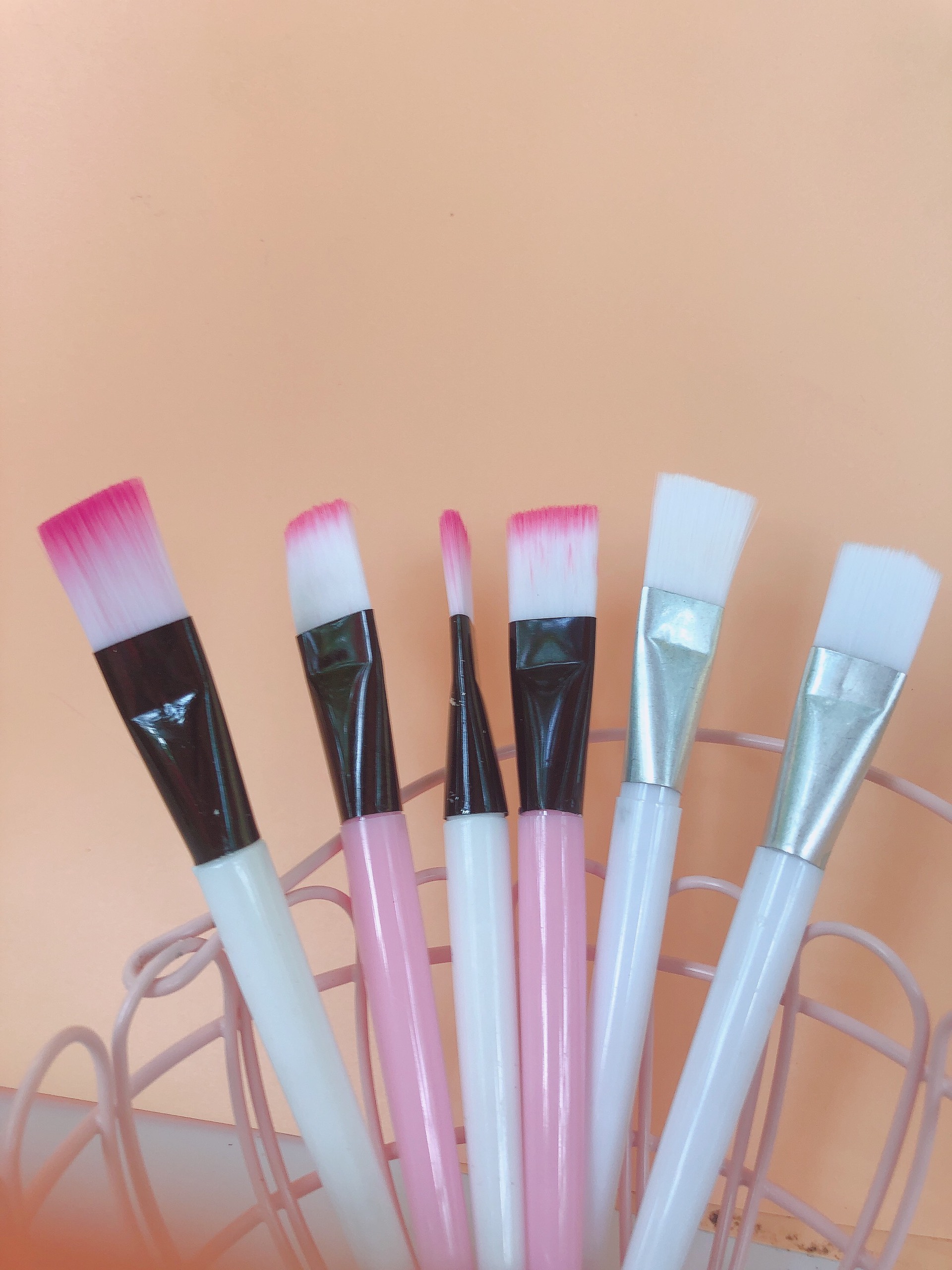 Combo 100 Cọ quét đắp mặt nạ silicone mềm mại, tiện dụng