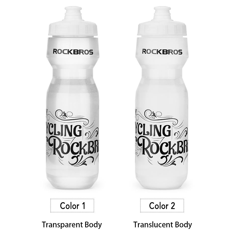 Chai nước thể thao Rockbros 750ml BPA vắt xe đạp, đi picnic cắm trại