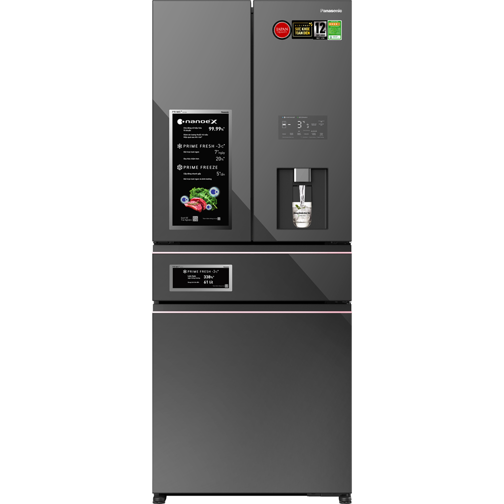 Tủ lạnh Panasonic Inverter 540 lít NR-YW590YMMV - Hàng chính hãng