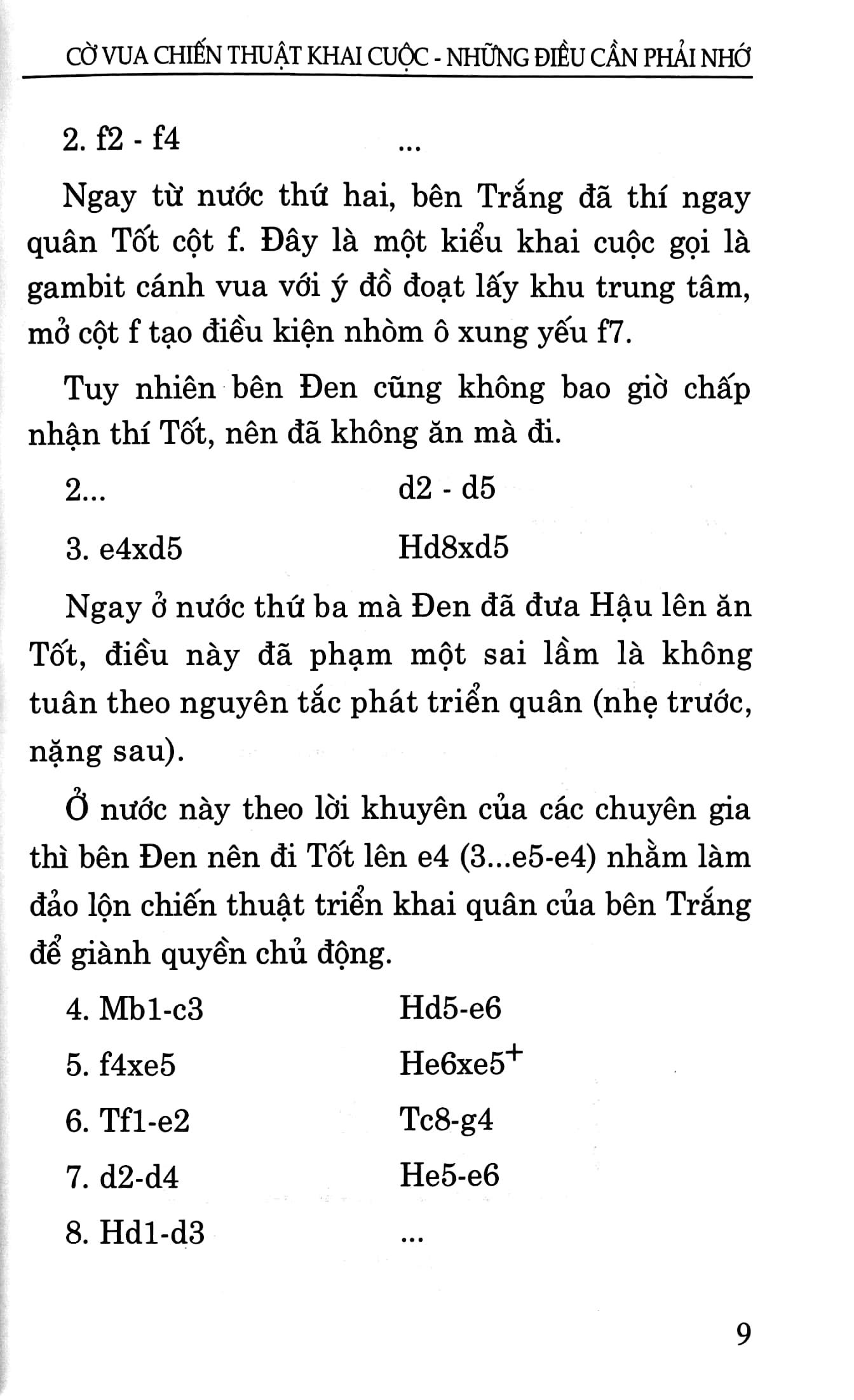 Sách - Cờ Vua - Chiến Thuật Khai Cuộc - Những Điều Cần Phải Nhớ