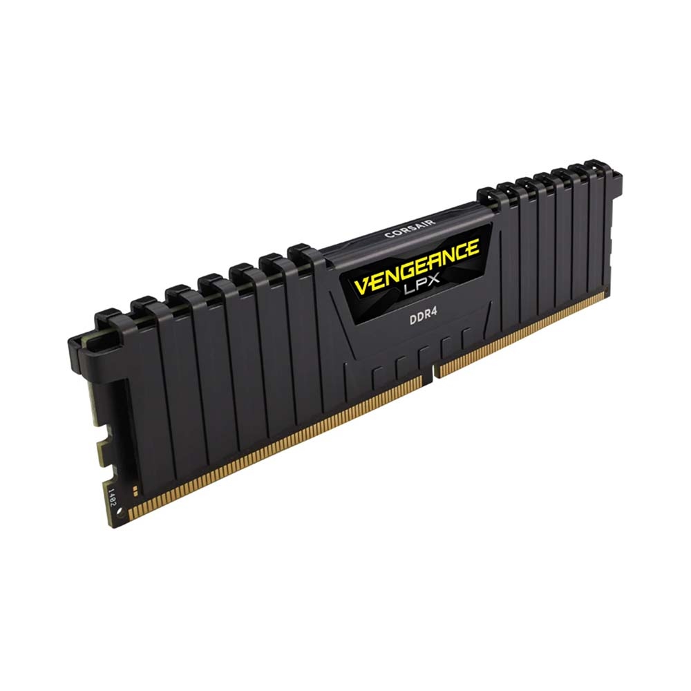 Bộ nhớ ram gắn trong Corsair DDR4 3200MHz 16GB 1x 288 DIMM, Vengeance LPX Black Heat spreader - Hàng Chính Hãng