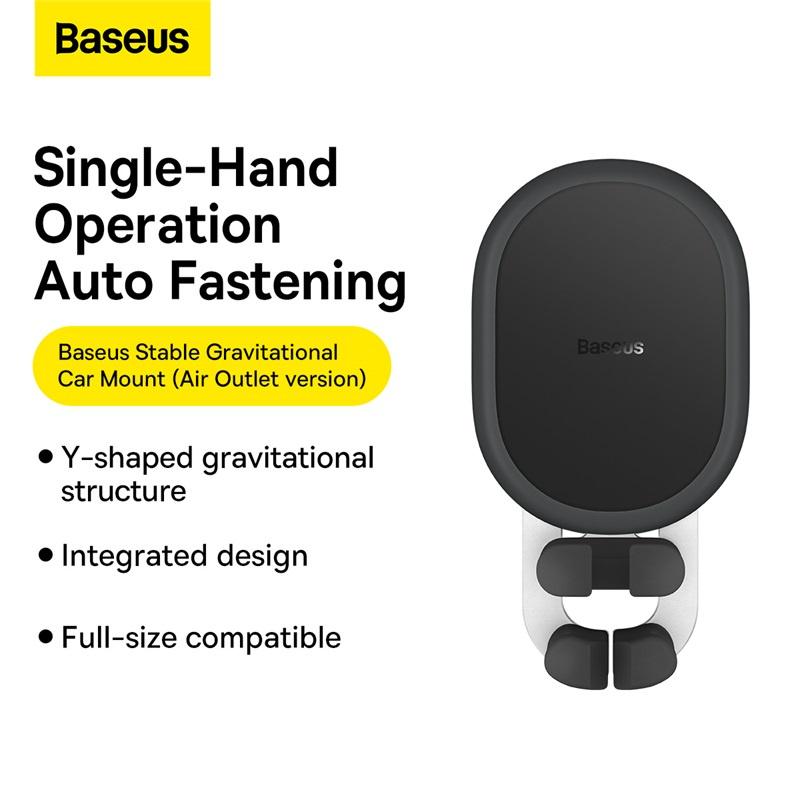 Bộ Đế Giữ Điện Thoại Khóa Tự Động Trên Ô Tô Baseus Stable Gravitational Car Mount