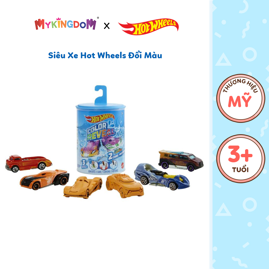 Đồ Chơi HOT WHEELS Siêu Xe Đổi Màu GYP13 - Giao hàng ngẫu nhiên