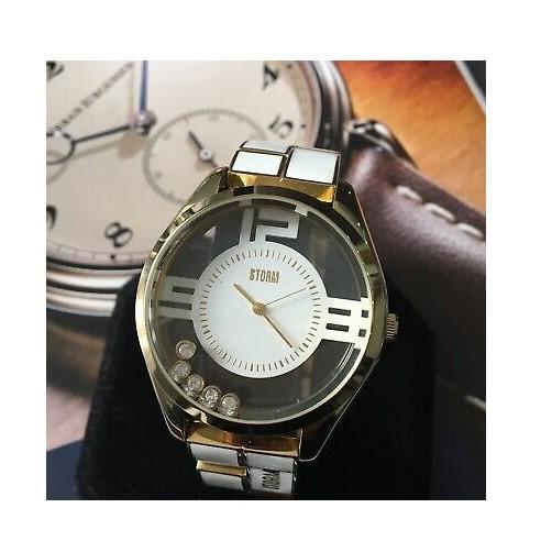 Đồng hồ đeo tay Nữ hiệu STORM PIZAZ GOLD WHITE