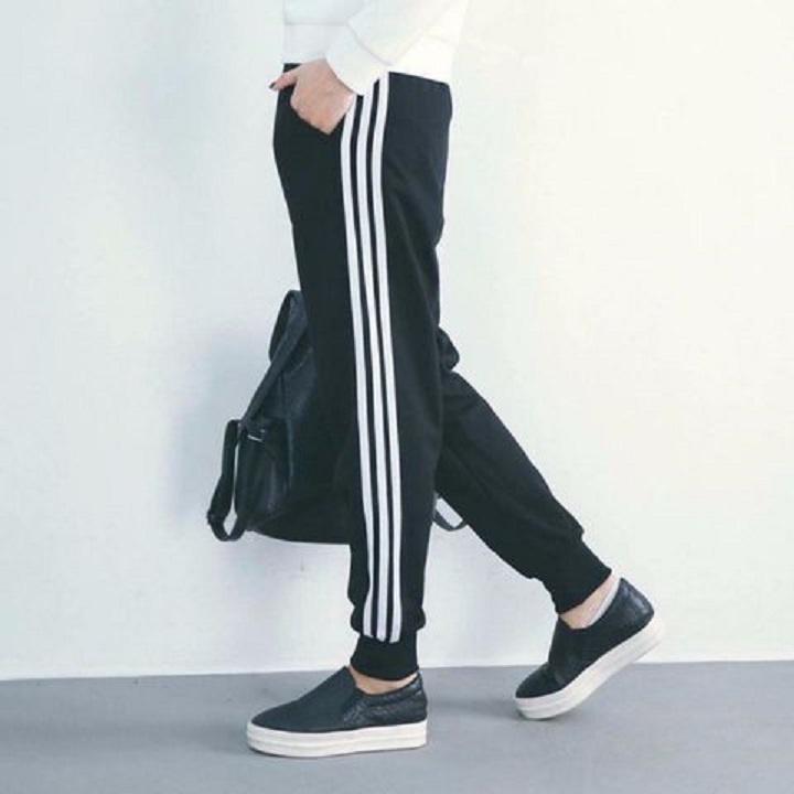 Quần jogger nam nữ chạy sọc 3 line phong cách thể thao,năng động cá tính trẻ trung,thun nỉ ngoại mềm mát thông thoáng,Quần 3 sọc thể thao nam phong cách trẻ trung năng động unisex nam nữ