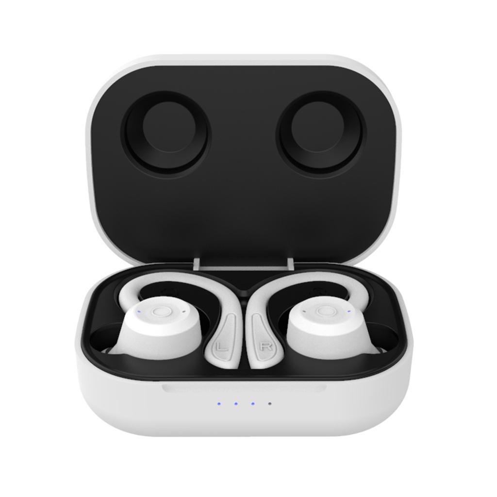 Bluetooth 5.0 Headset Wireless Ear Hook Headphones Handsfree for Sports