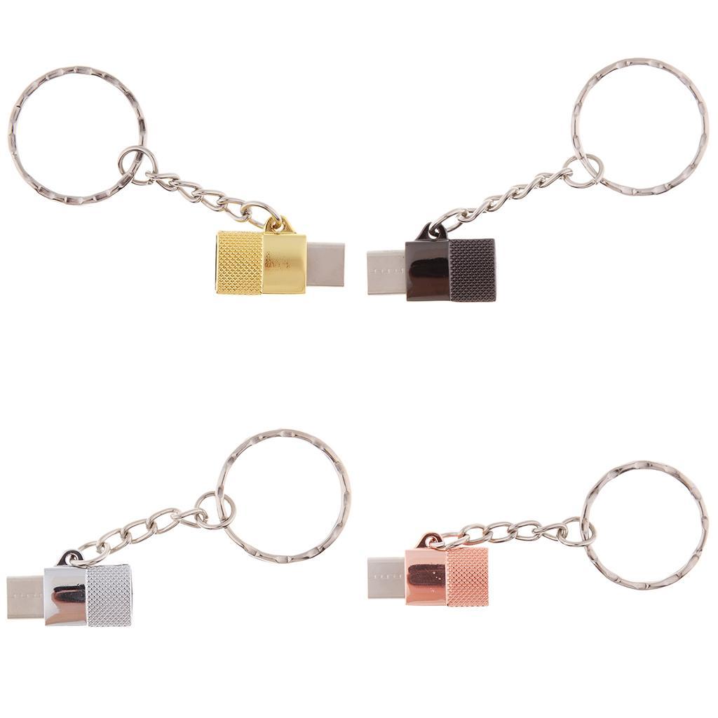 Portable Type-c Male To Micro USB Female OTG Adapter Charging &amp; Data