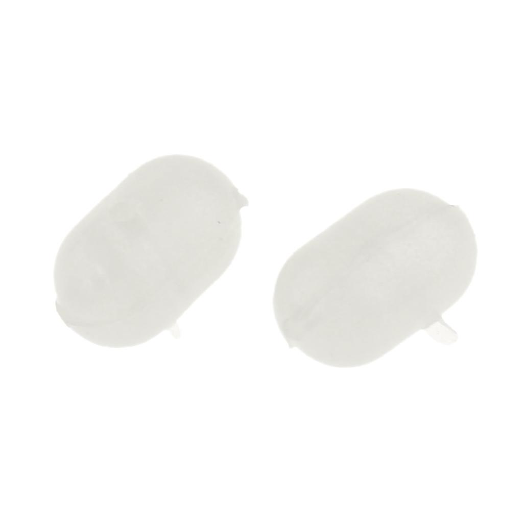 200x Transparent Oval Fishing Beads Fishing Stop Beads Fishing Hard Lure
