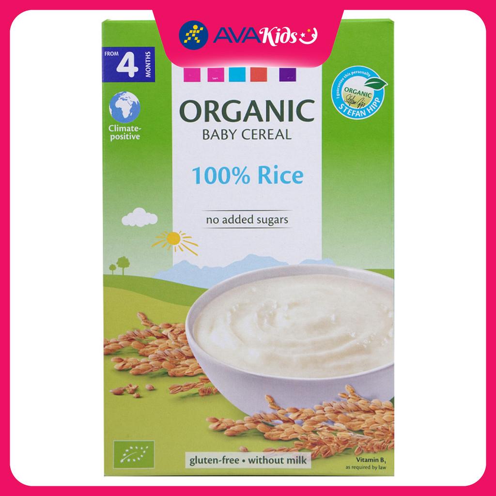 Bột ăn dặm HiPP gạo nhũ nhi hữu cơ hộp 200g (từ 6 tháng) - Hàng Chính Hãng