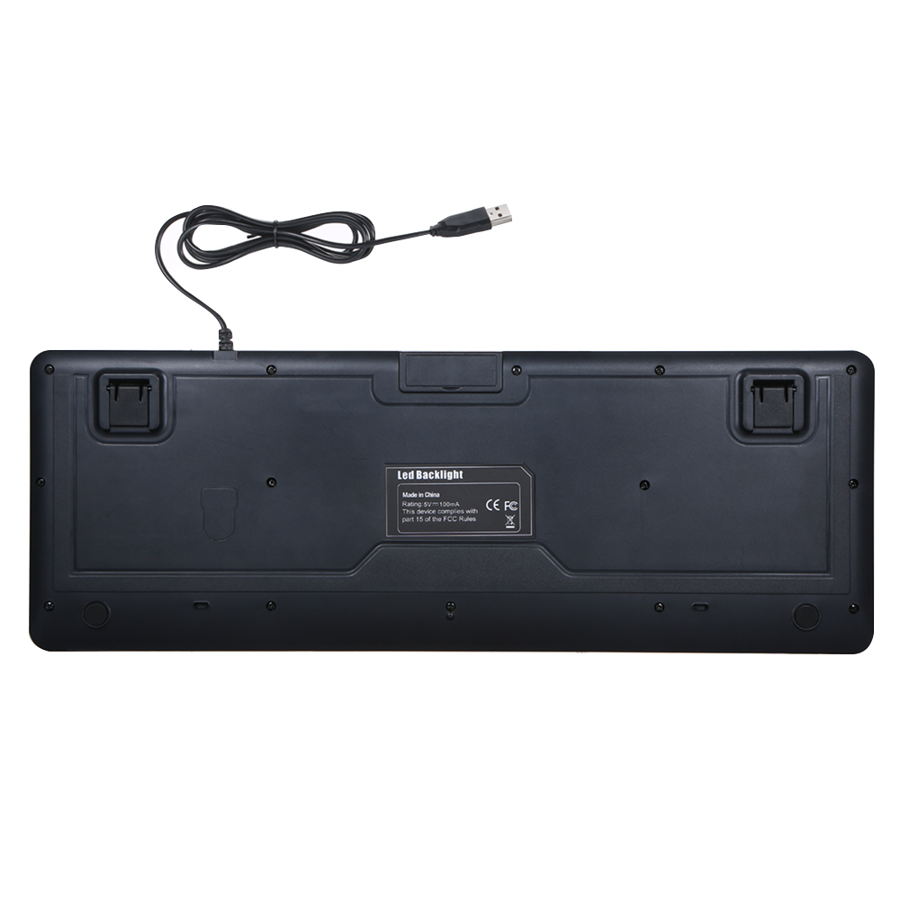 Bàn Phím In Chữ Lớn Có Dây USB Và Đèn Nền