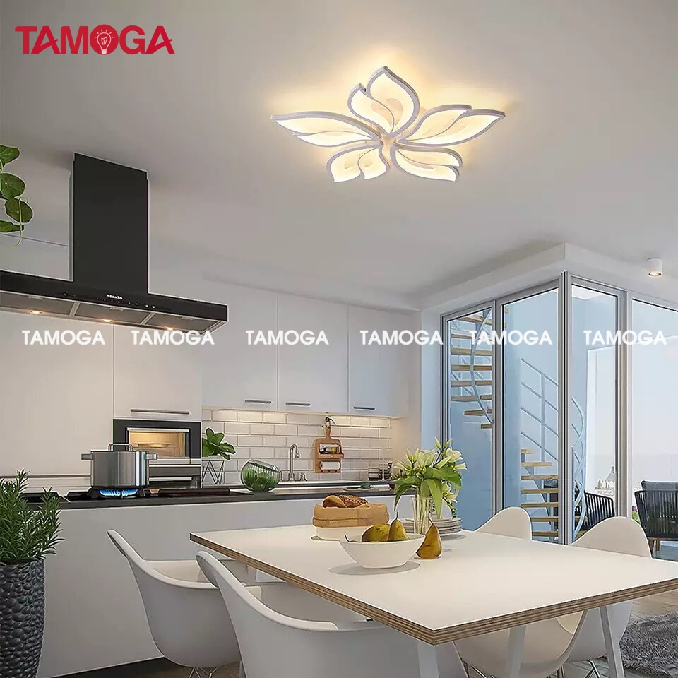 Đèn ốp trần trang trí 5 cánh TAMOGA LILAS 2070