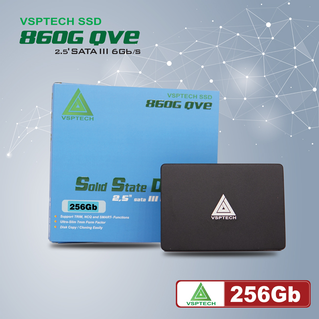 Ổ cứng SSD VSP 256GB 860G QVE - Hàng chính hãng
