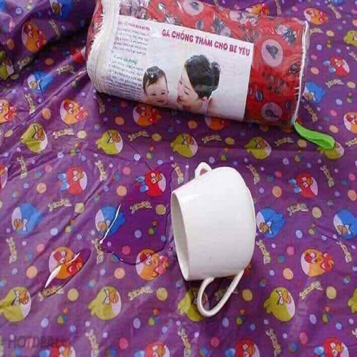 GA CHỐNG THẤM HOA VÂN DRAP CHỐNG NƯỚC CAO CẤP 1m8 2m - giao mầu ngẫu nhiên