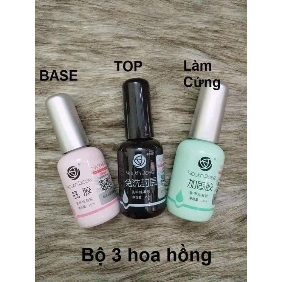 Base Top Cứng Móng Hoa Hồng