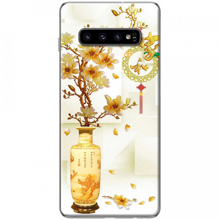 Ốp lưng dành cho Samsung Galaxy S10 Plus mẫu Chậu sứ