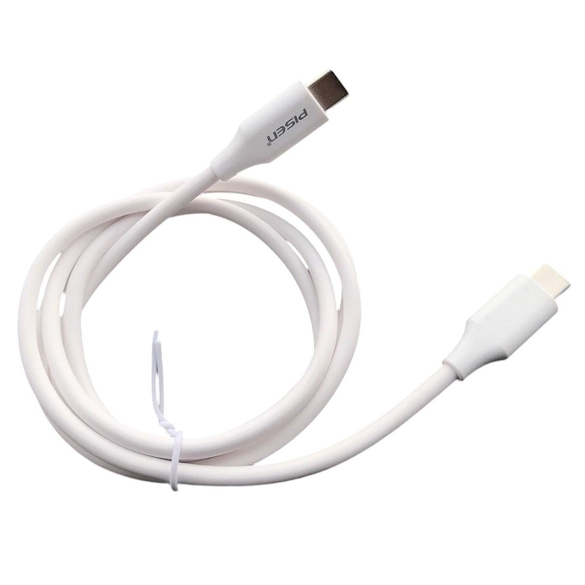 Cáp Sạc Pisen Quick - Mr White USB-C C-C PD 60W 1m - Pisen CC-PD01-1000