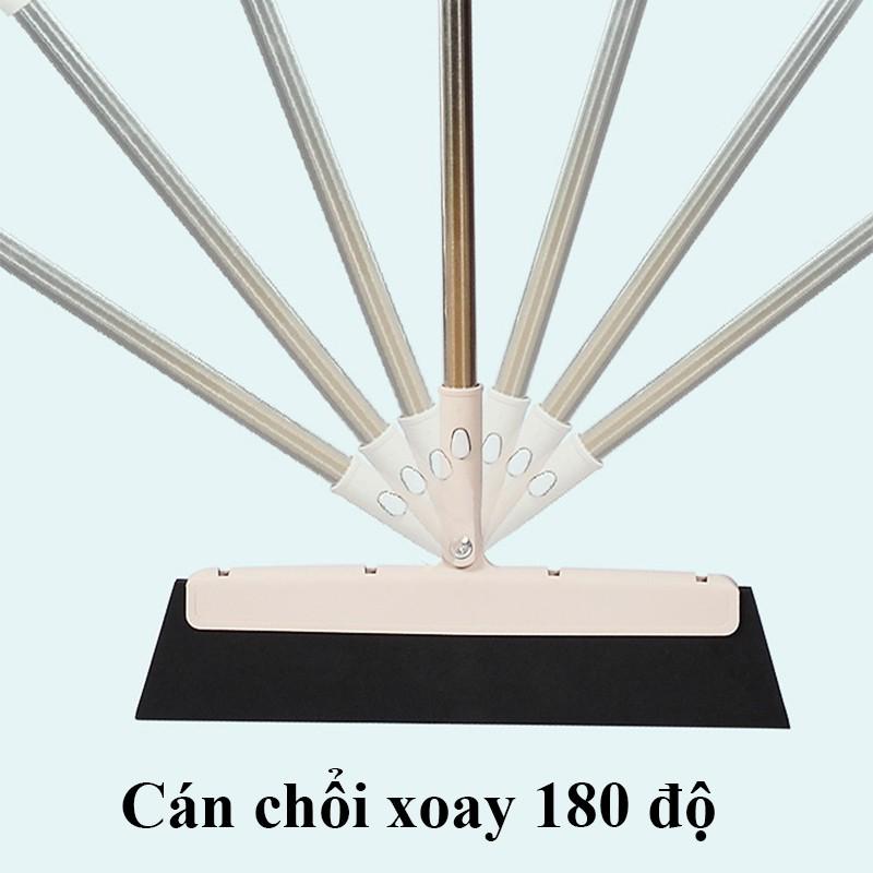 Cây Gạt Sàn Gạt Kính, Chổi Gạt Nước Chổi Quét Nước Lau Kính Vệ Sinh Đa Năng Xoay 360 Độ Tiện Dụng Cán Tùy Chỉnh Độ Dài