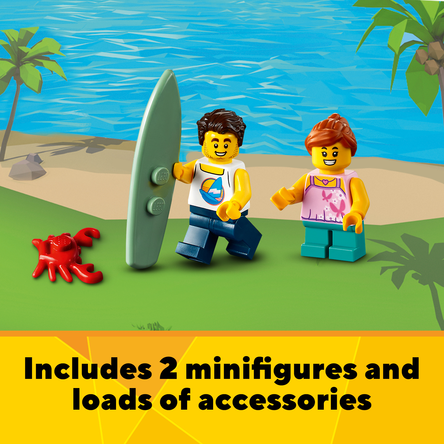 Đồ chơi LEGO Creator Nhà Lướt Sóng Bãi Biển 31118