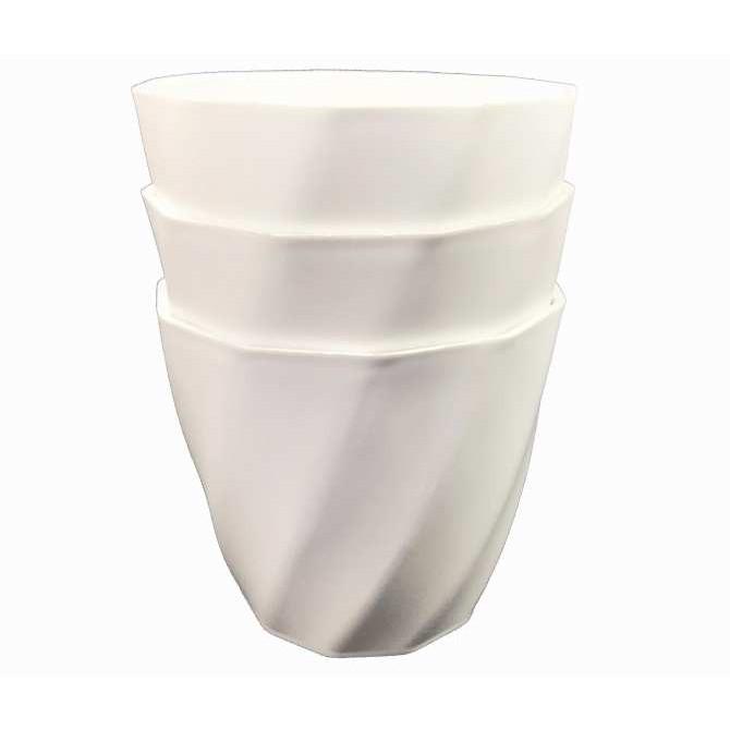 Chậu nhựa tròn trồng hoa xoắn kích thước 13cm x 12cm