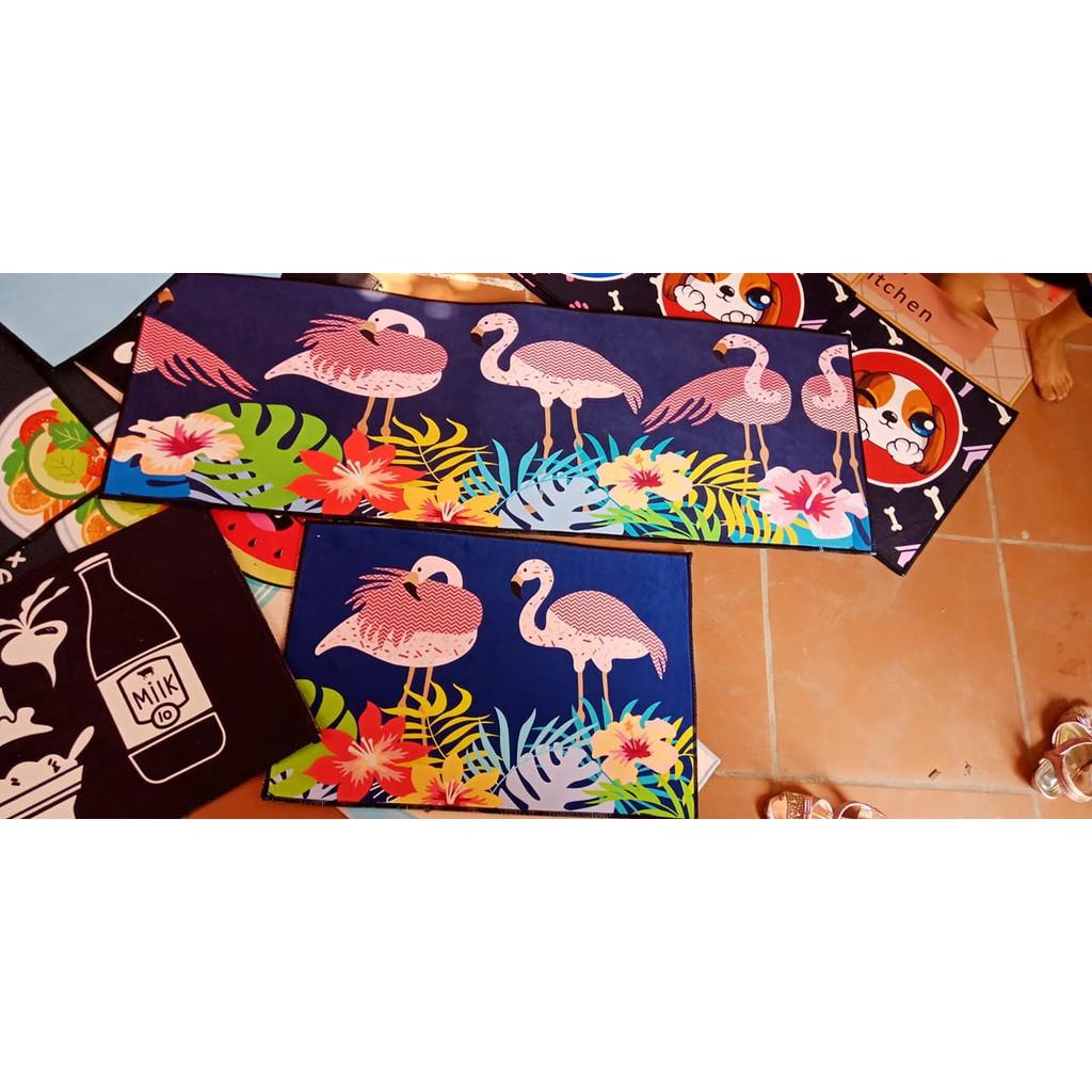 Sét hai Thảm bếp 3d