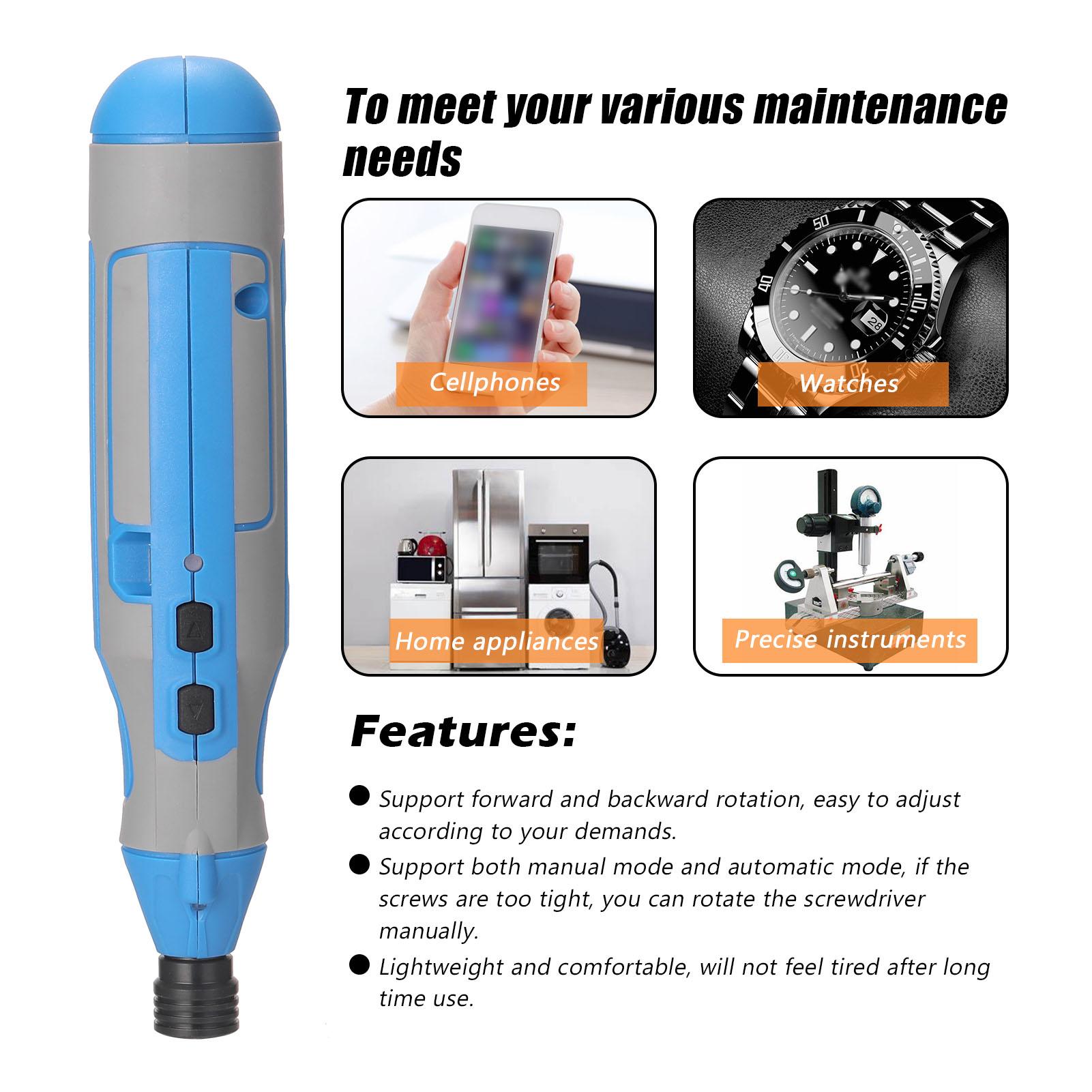Cordless 4.0V USB Rechargeable Multi-use Electric Screwdriver 42pcs Screw Drill Bit Set Mini Power Tool Multifunction