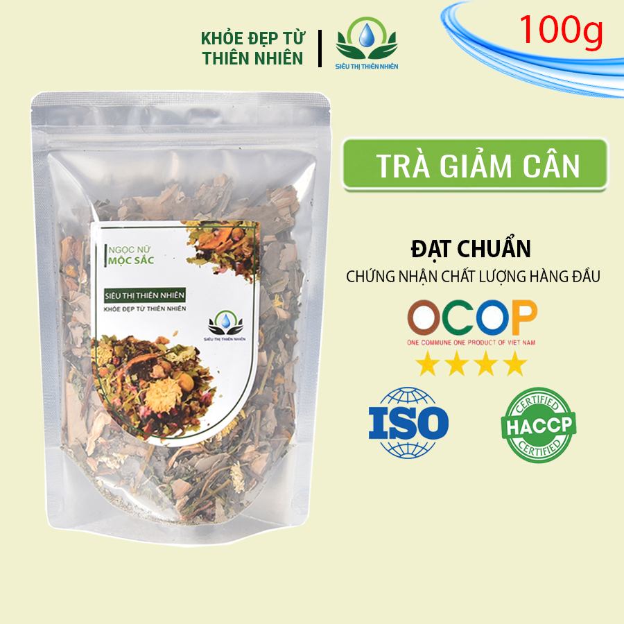 Trà Giảm Cân Hạ Mỡ Máu Mộc Sắc 100g