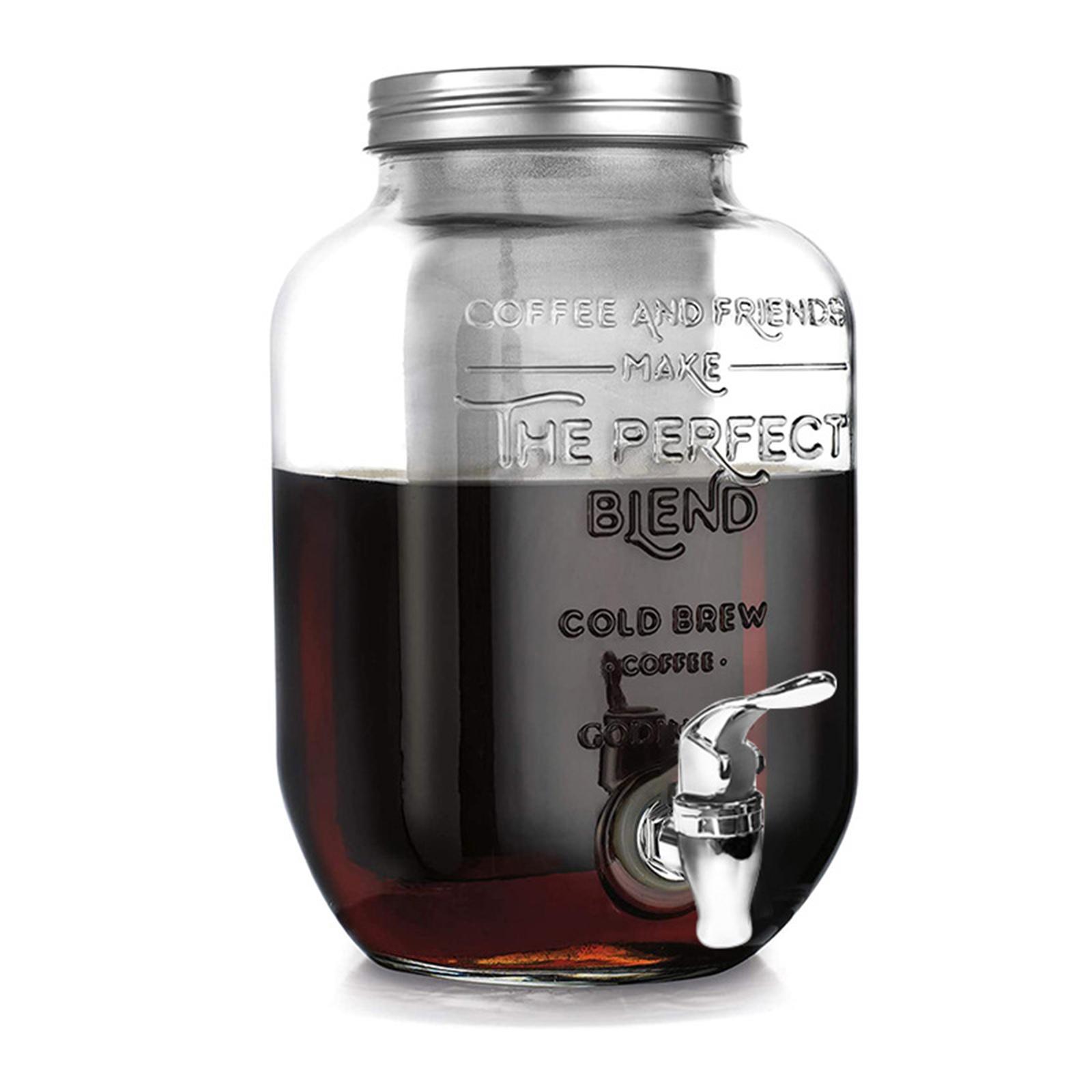 Drinks Dispenser Clear with Lid Juice Dispenser for Kitchen Accessories