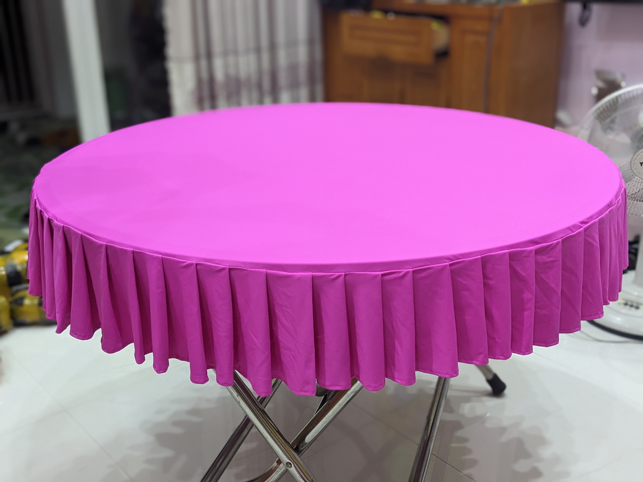 Khăn trải bàn tròn, đường kính 1,2m