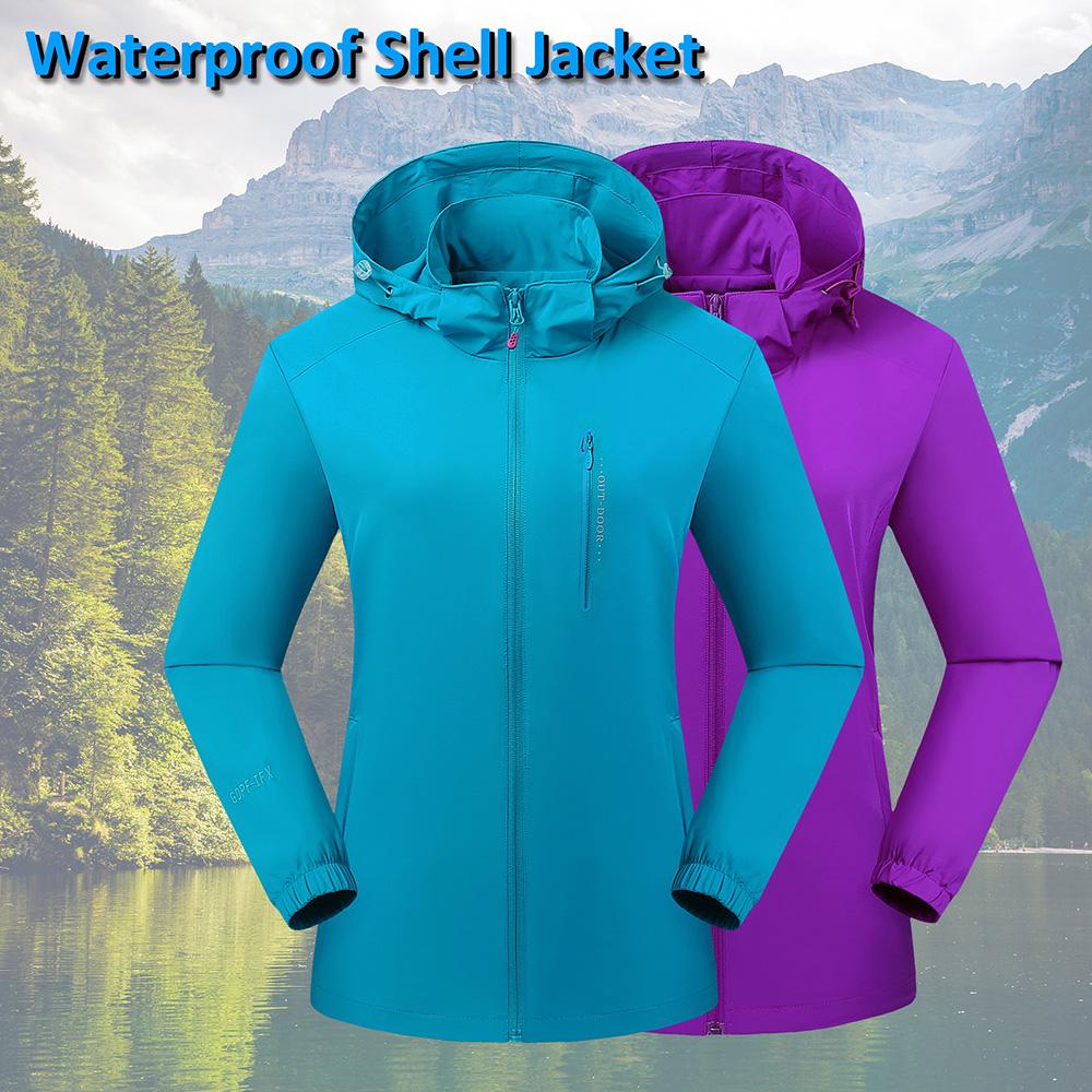 Áo khoác nữ chống thấm nước, chống gió, chất liệu co giãn