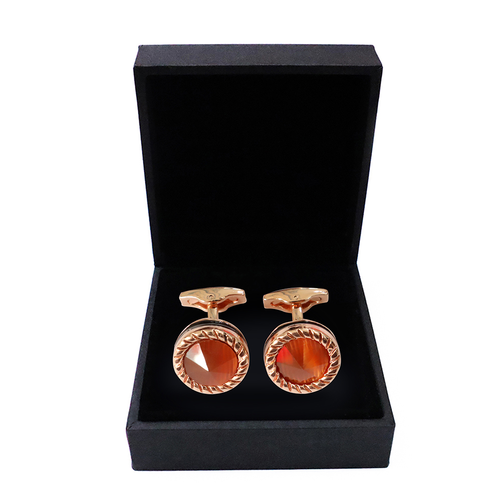 Khuy măng set, cufflinks măng set-Khuy măng set cài áo cho nam  màu vàng kim MSVK018