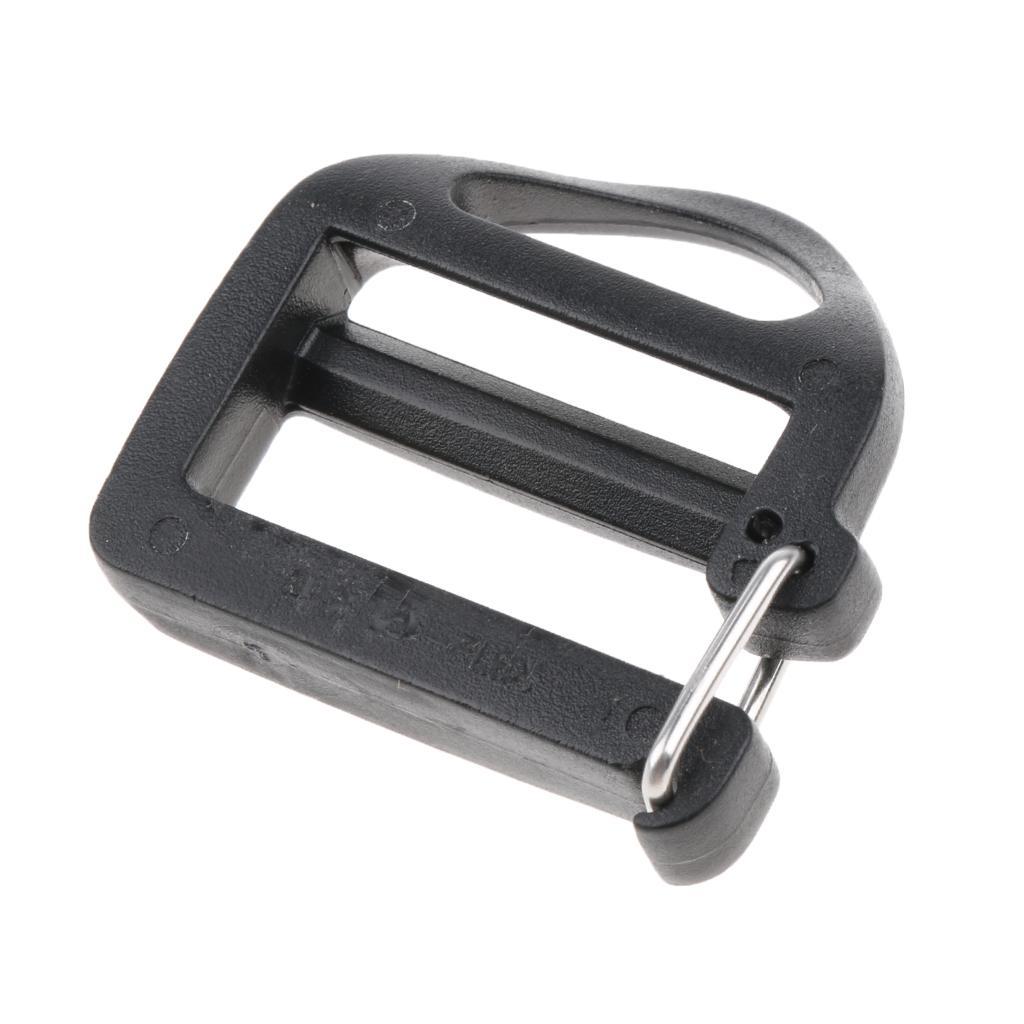 10 Pieces Plastic Belt Buckles for 25mm Straps for Outdoor Backpack Attachment